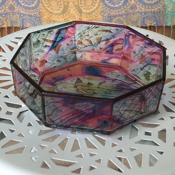 Rueven glass octagon dish - Picture 1 of 4